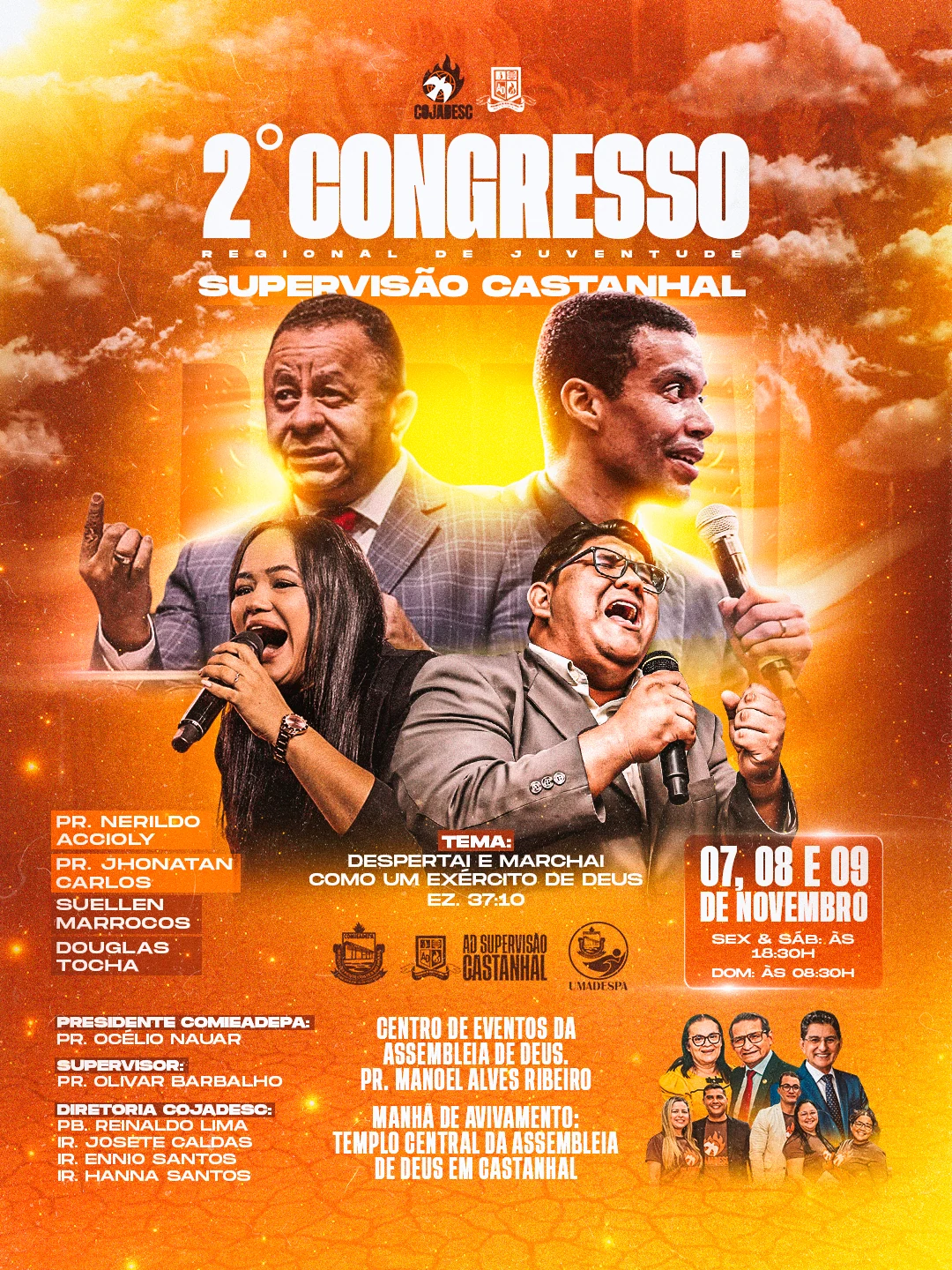 Campanha do Congresso COJADESC, de Joaquim Sampaio